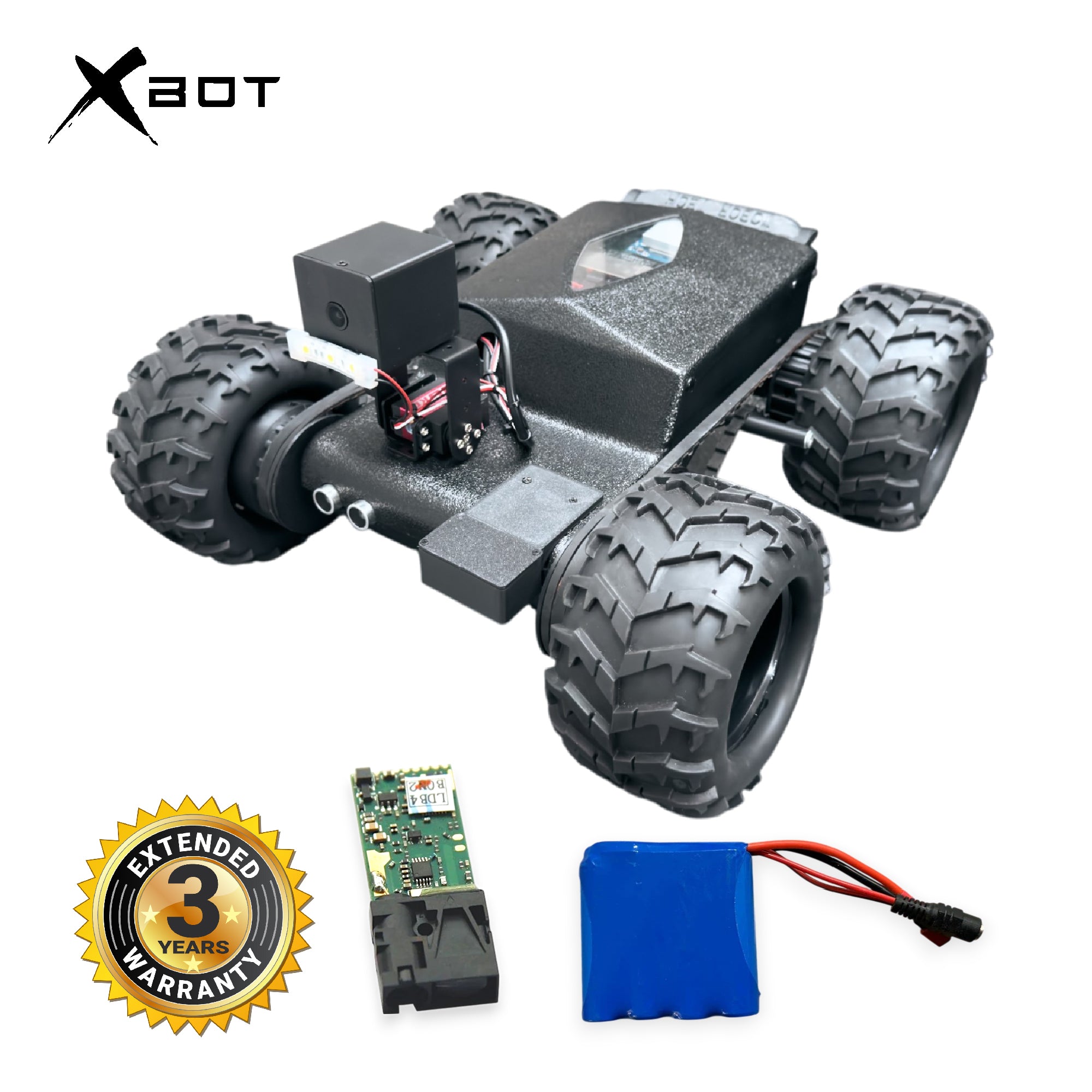 TOBOR X-BOT Xplorer: Entry-Level Robotic Inspection Crawler | 4WD, Hi-Res Camera (Non-zoom)