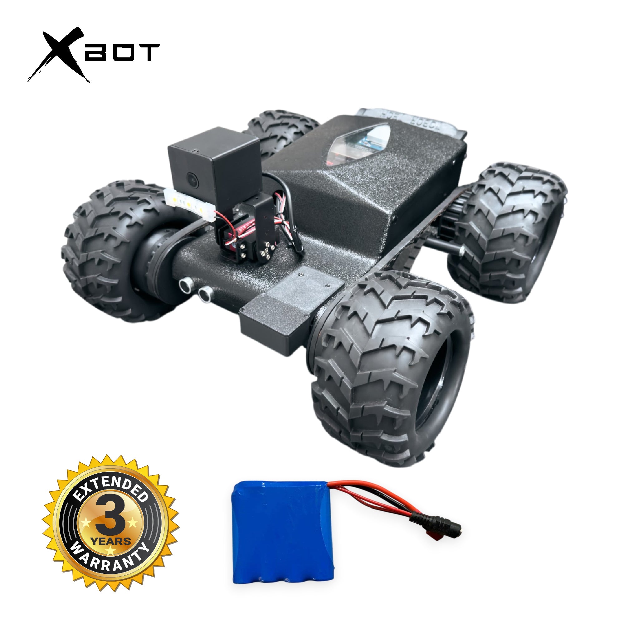 TOBOR X-BOT Xplorer: Entry-Level Robotic Inspection Crawler | 4WD, Hi-Res Camera (Non-zoom)